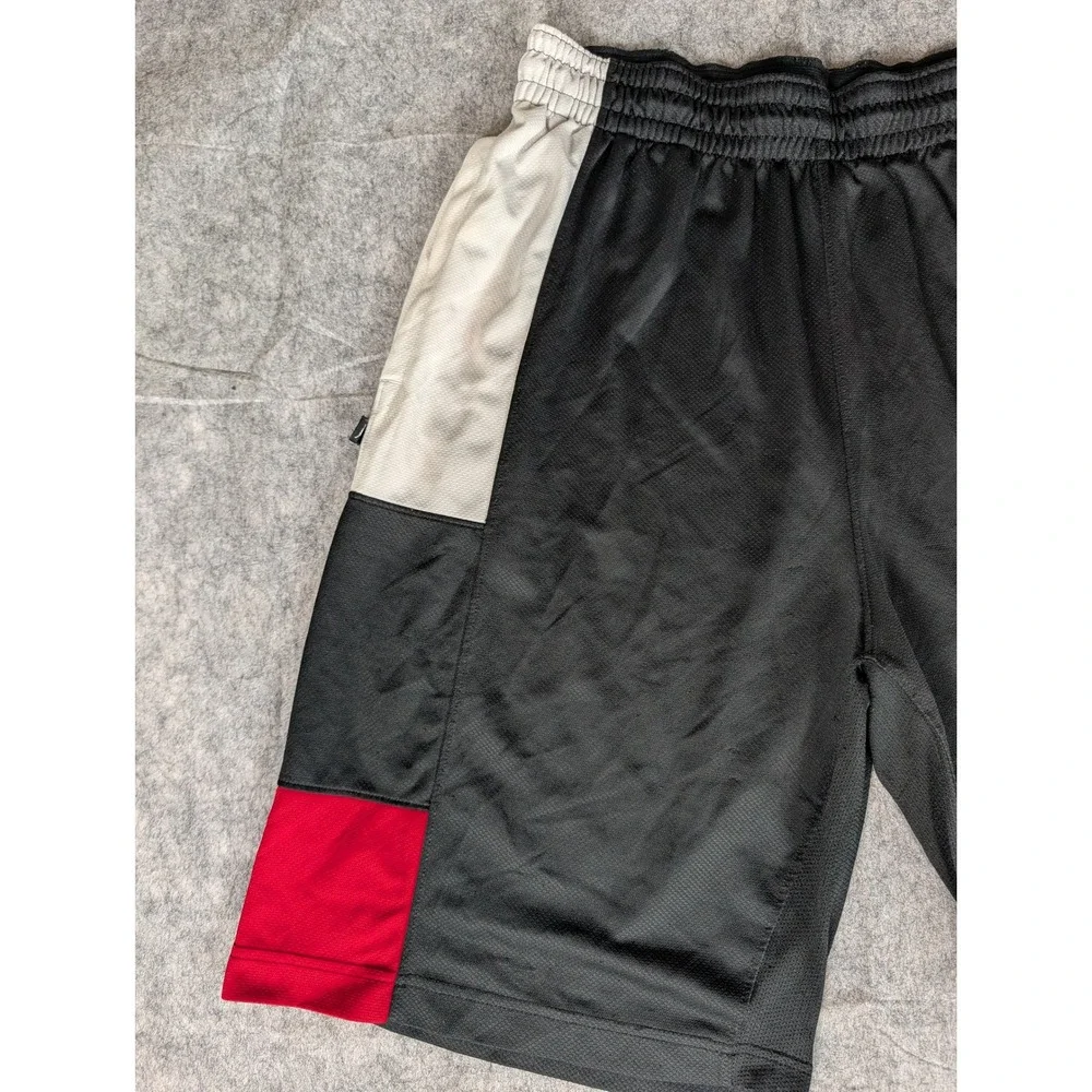 Jordan Brand Kids Basketball Shorts Black White Red Jumpman‎ Mesh Athletic